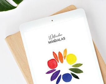 COMMENT FAIRE : mandalas à l'aquarelle - Un mini guide PDF téléchargeable