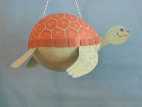 Sea Turtle Pinata, Sea Turtle Birthday, Turtle Party Decor, Nature Pinata,  Children's Art, Turtle Decor, Handpainted Original Design - Etsy Canada