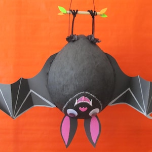 BAT Pinata, Halloween Pinata, Halloween Party Decor, Childrens Halloween, Bat Crazy Party, Halloween Bat Pinata, Nature Pinata, Humor Pinata
