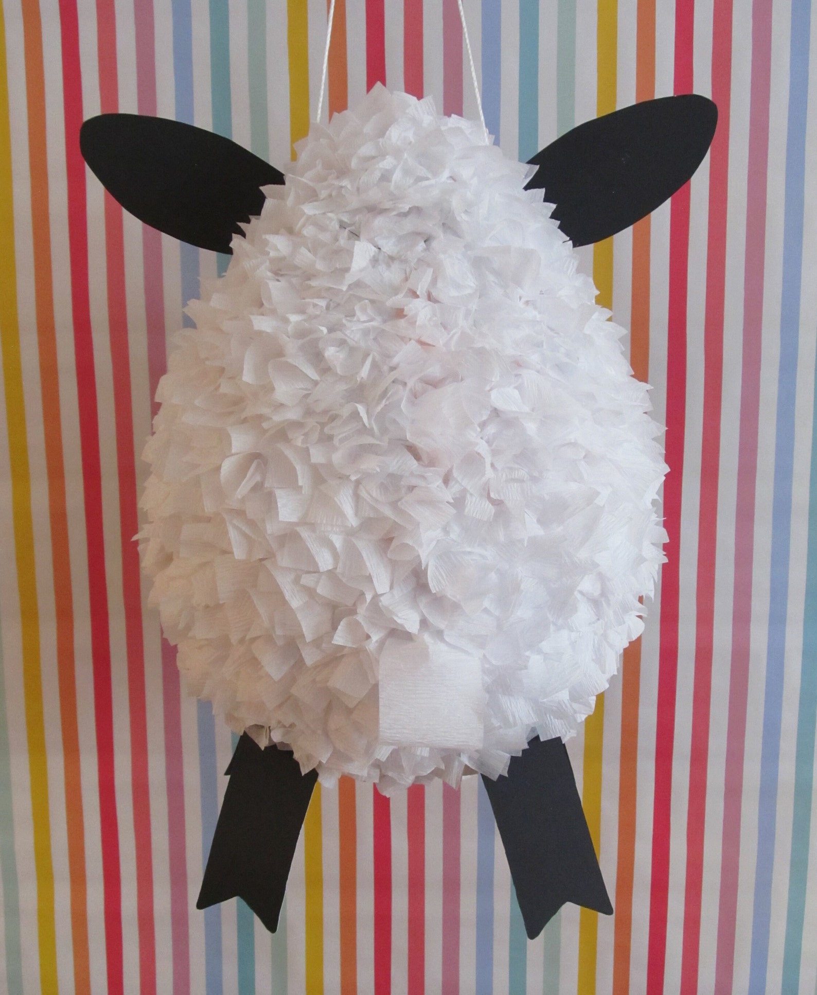 Little Lamb Pinata Fluffy Lamb Birthday Nature Pinata Etsy
