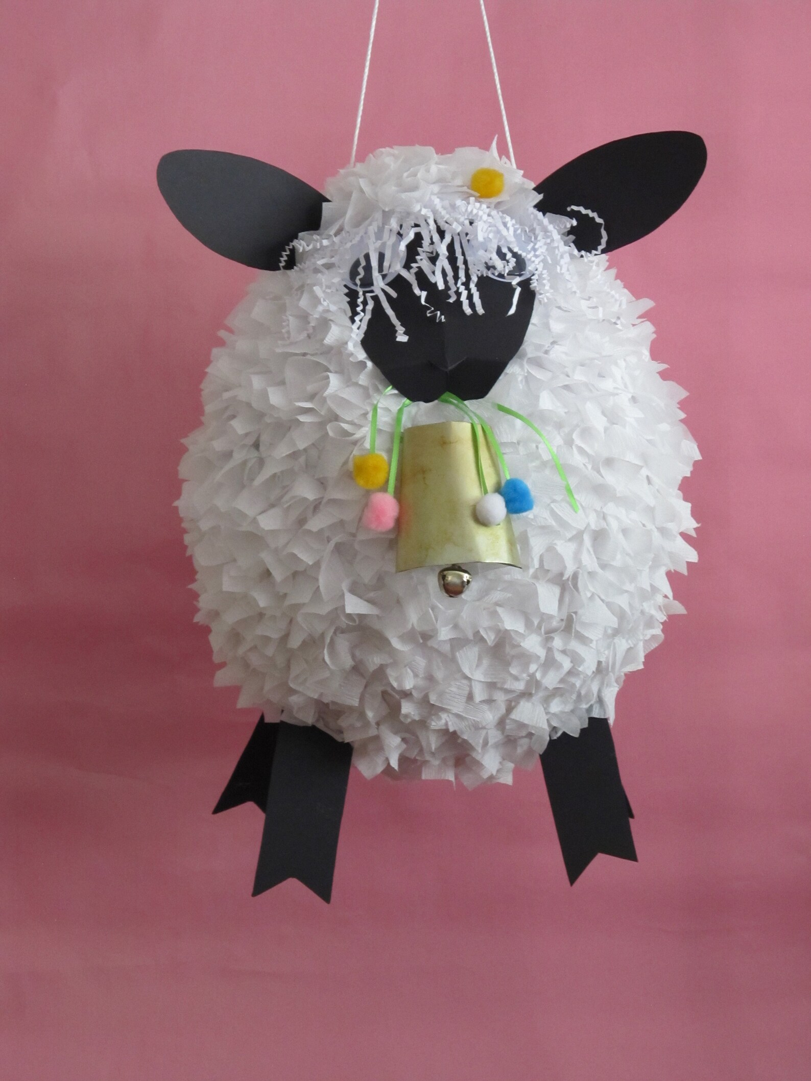 Little Lamb Pinata Fluffy Lamb Birthday Nature Pinata Etsy
