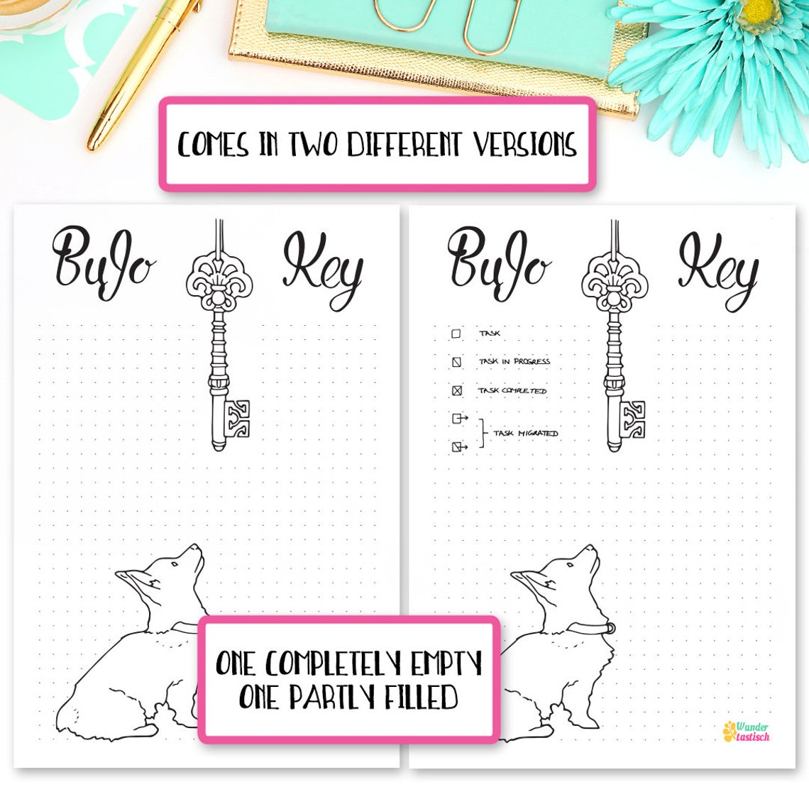 Printable Bullet Journal Key Bujo Printables Bujo Key | Etsy