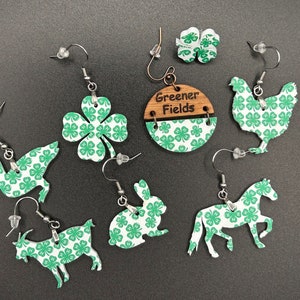 4H earrings-Portion of sales go to local foodbank