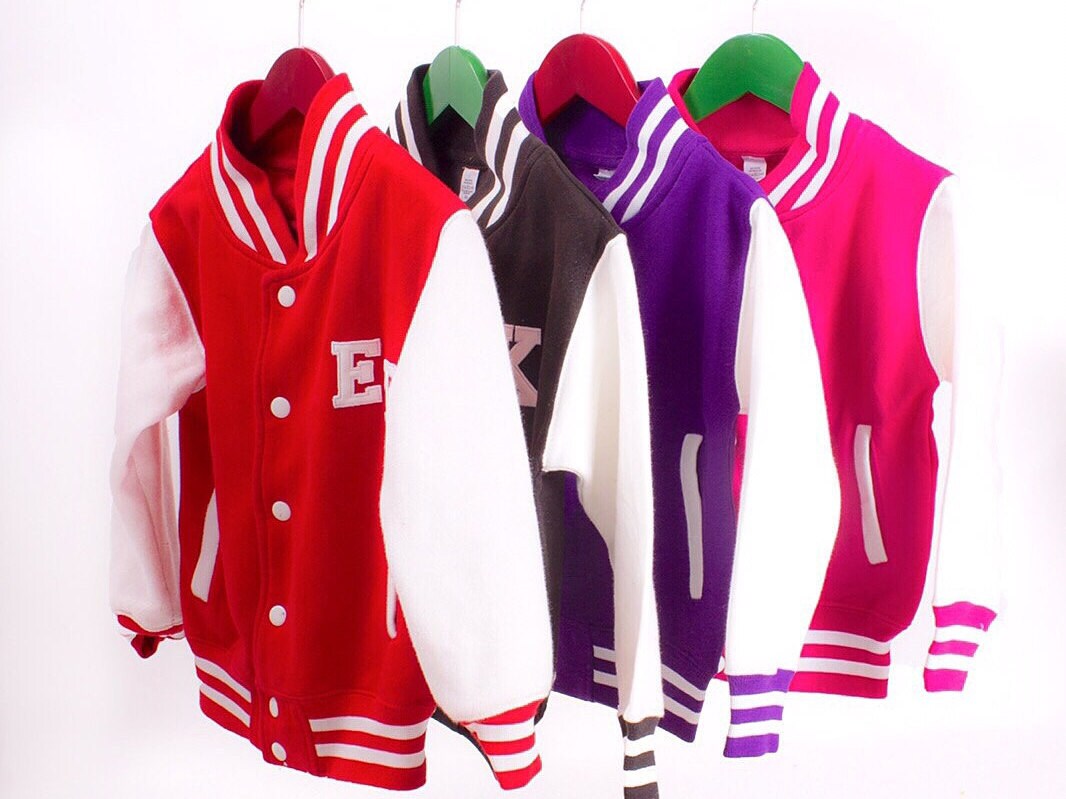 personalised varsity jacket