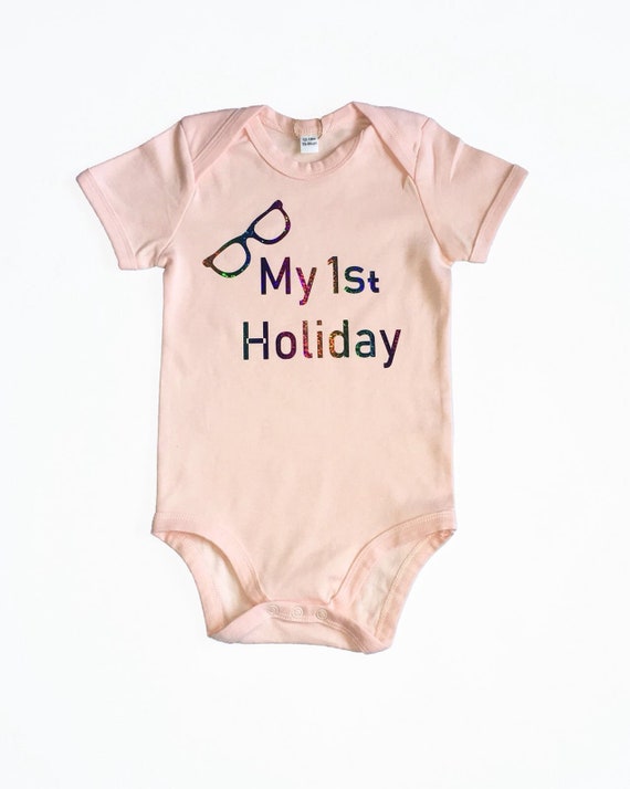 my first holiday baby clothes
