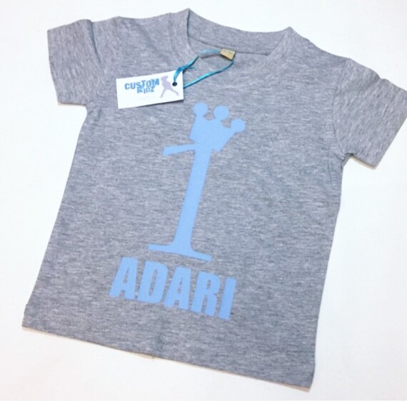 personalised birthday t shirt baby