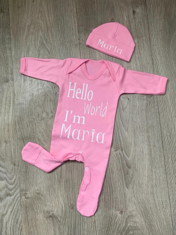 personalised baby girl outfits