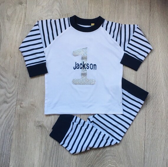 1st birthday pajamas boy