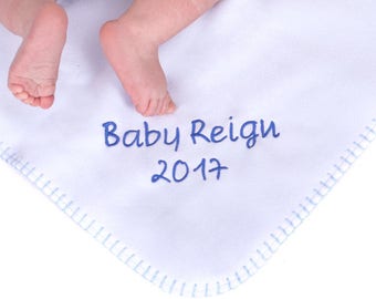 Personalised Baby Blanket / coming home / receving blanket / newborn blanket / personalised wrap / baby shower gift / baby girl / baby boy