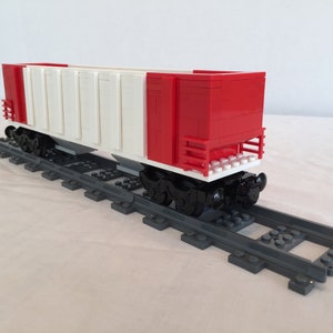 Custom Train Ballast Hopper Car MOC (Instructions Only)