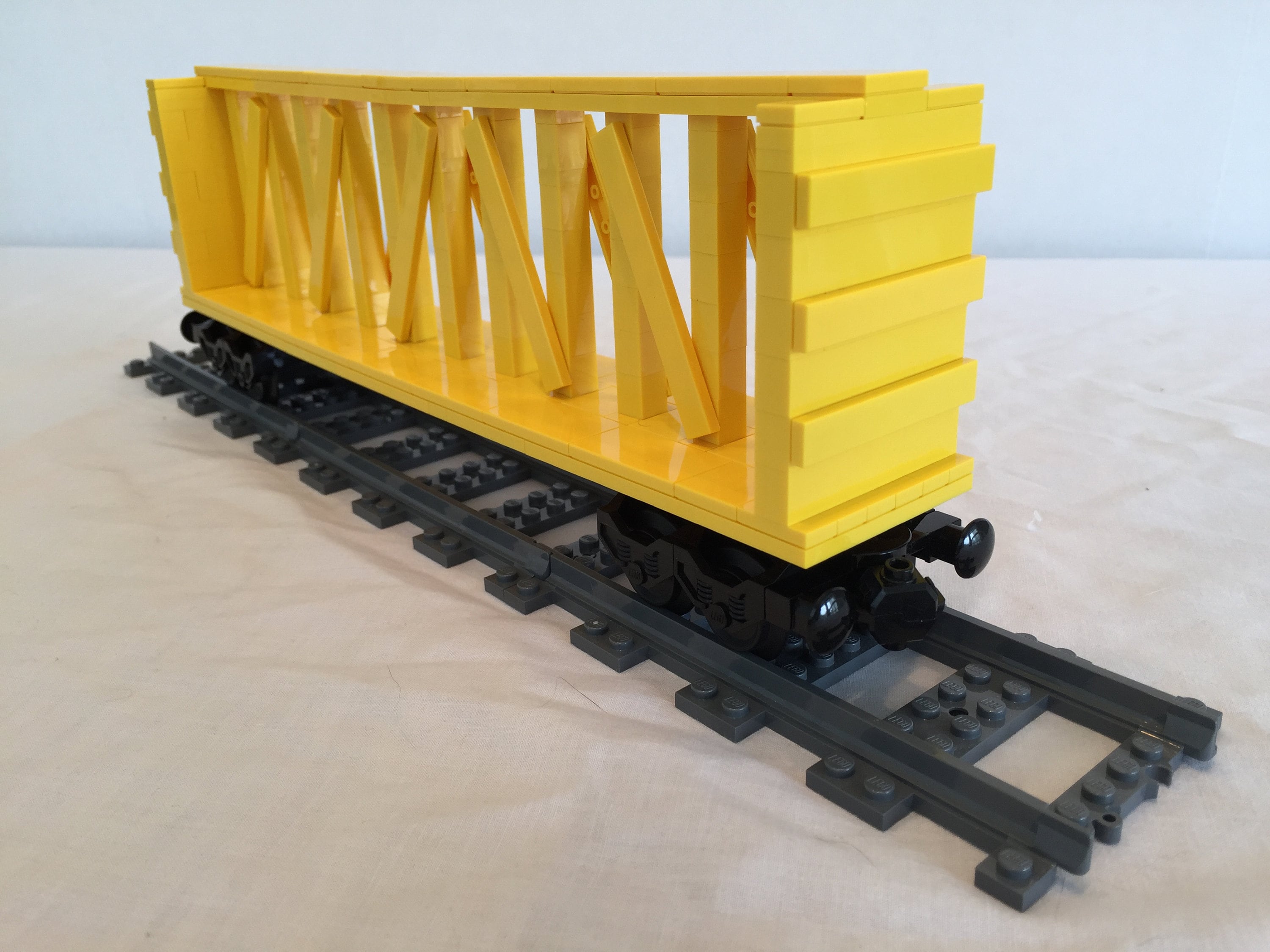 Lego Train Centerbeam Flat Car Instructions Etsy