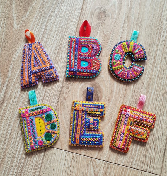 SARHLIO Kids Backpack Sequin Letter N 16