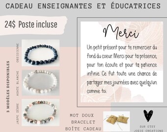 Teacher and educator gift bracelet