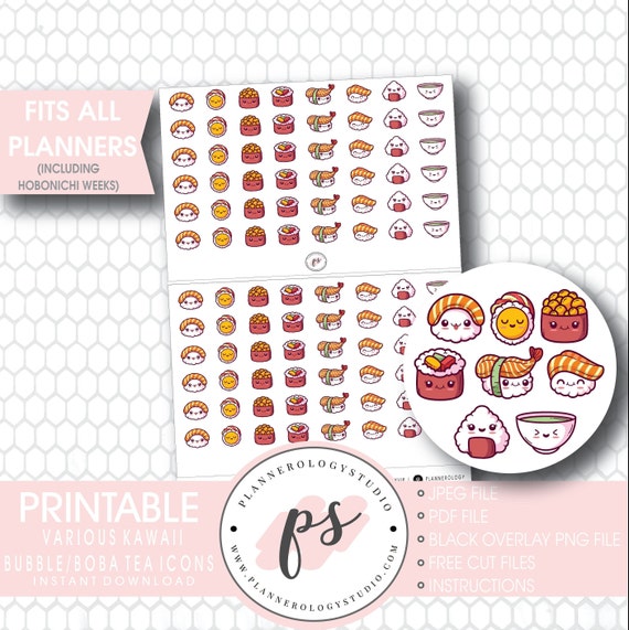 Free Printable Planner Stickers in Cute Patterns!