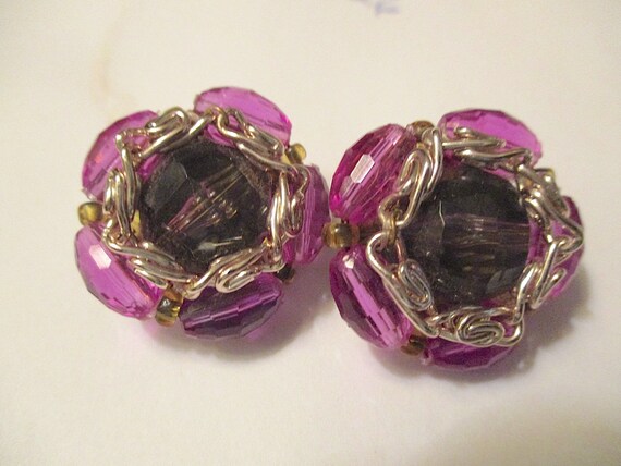 Vintage 'Western Germany' Faceted Purple/Lavender… - image 2