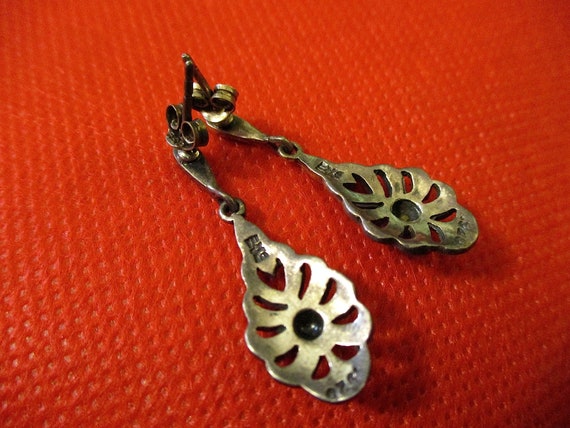 FREE SHIPPING! Vintage Lovely Art Deco Marcasite/… - image 3