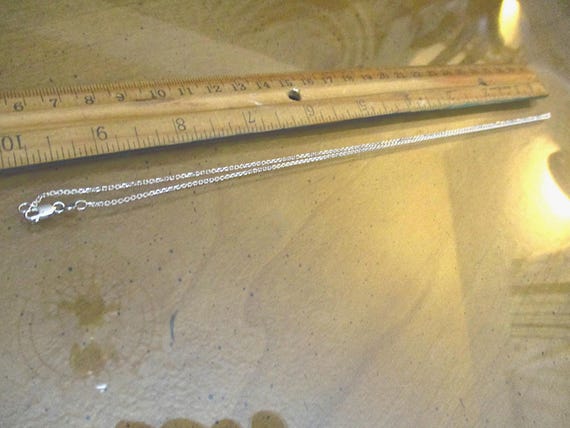 Solid Cable Sterling Silver Necklace: Italian 20"… - image 4