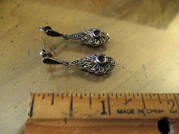 FREE SHIPPING! Vintage Lovely Art Deco Marcasite/… - image 7