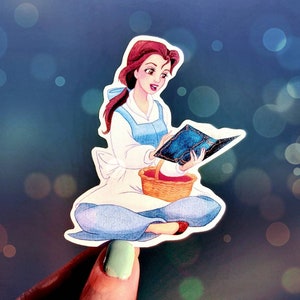 Beauty Belle Disney Prinzessin Vinyle Aufkleber