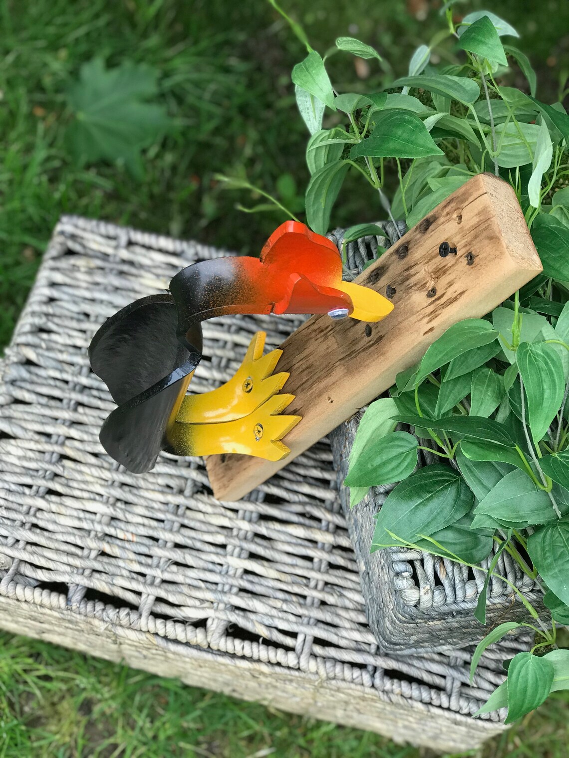 Woodpecker Handmade PVC Pipe Bird Etsy