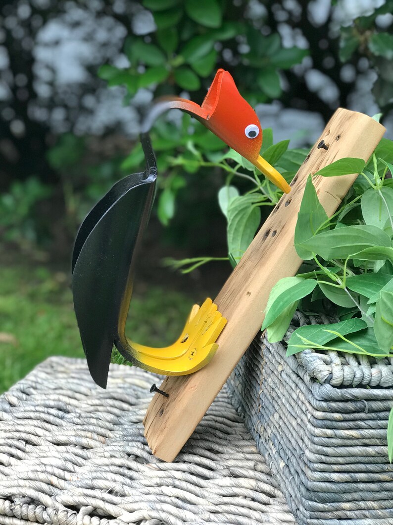 Woodpecker Handmade PVC Pipe Bird Etsy
