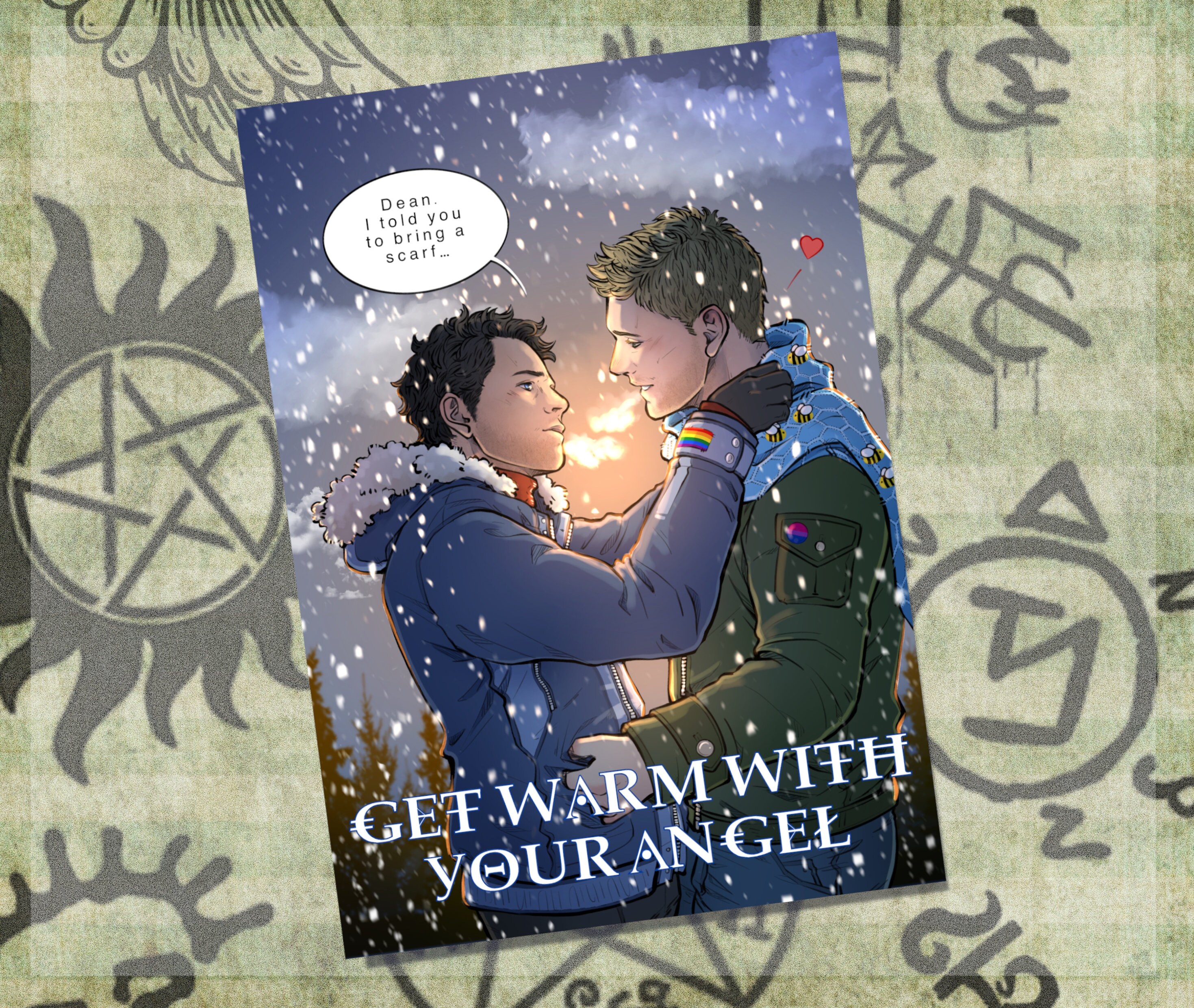 Supernatural Christmas Cards - Etsy
