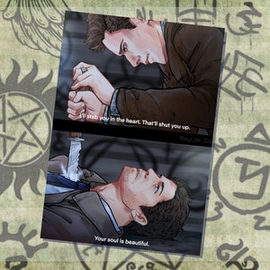 Destiel "Lazarus Rising", Soprannaturale, Cartolina