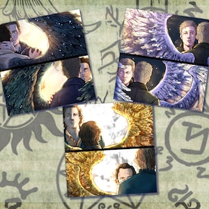 Surnaturel « Anges gardiens », Destiel, Midam, Sabriel, Imprimer