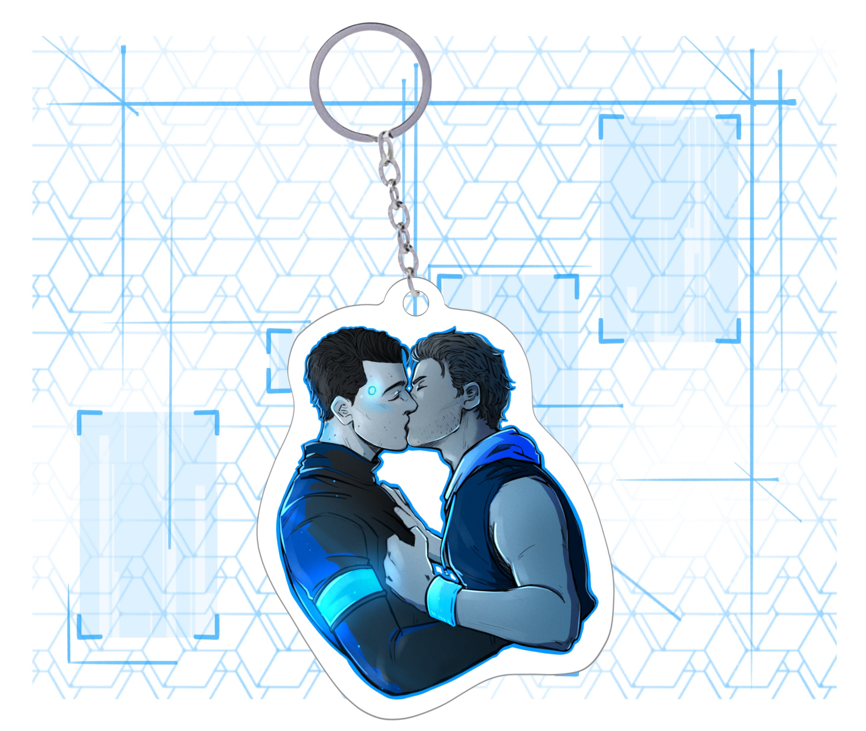 Detroit Become Human 2 inch double-sided charms by Toguchin on DeviantArt