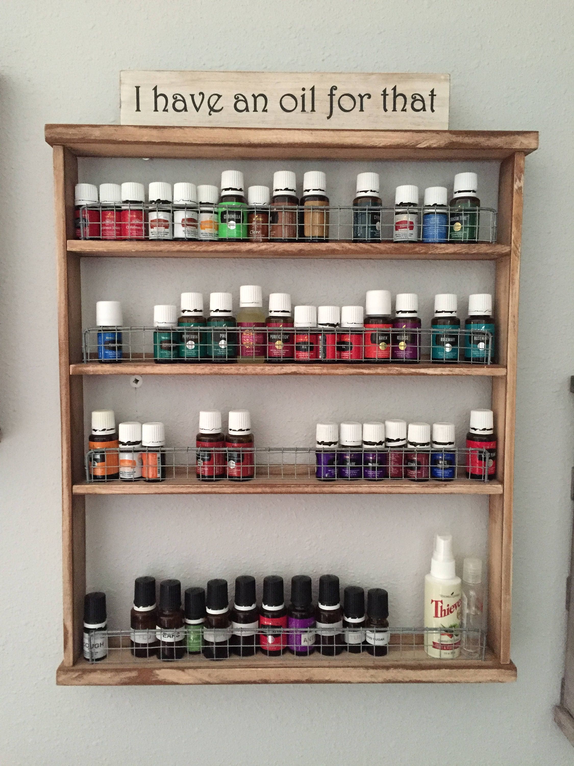 Essential Oil Shelf 4 tiered Etsy