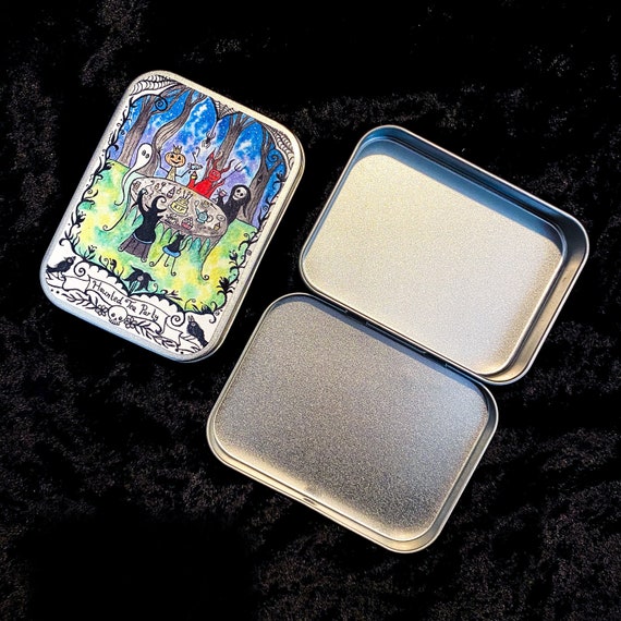 Buy Haunted Tea Party Tobacco Tin: Gothic Storage Tin, Goth Gift Online in  India