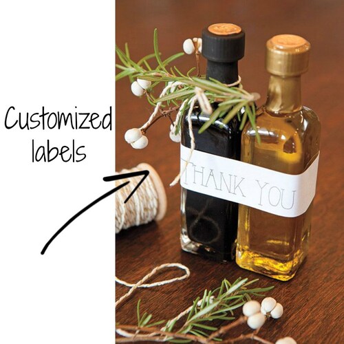 FREE SHIPPING Mini Olive Oil and Balsamic Vinegar Favor Sets Etsy