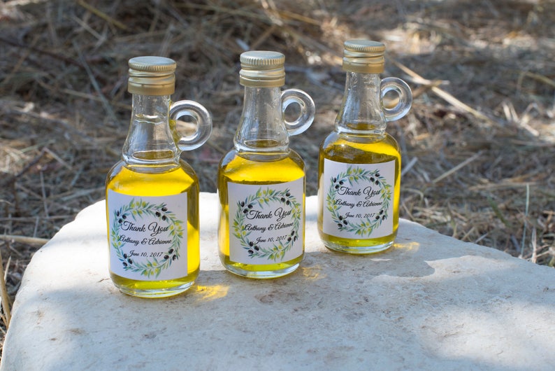 Mini Olive Oil Favors Wedding Party Bridal Shower Birthday Etsy
