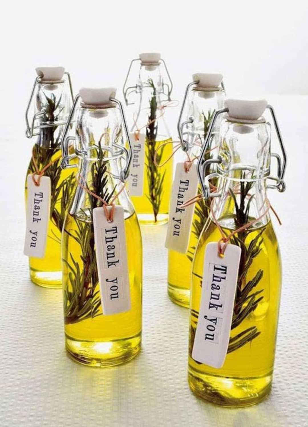 Rosemary Olive Oil Favors, Premium Organic Greek Olive Oil, Unique