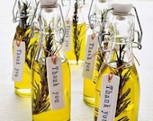 FREE SHIPPING Rosemary Olive Oil Favors, Premium Organic  Greek Olive Oil Favors, Unique Bridal Shower Wedding Favours, Personalized Favors
