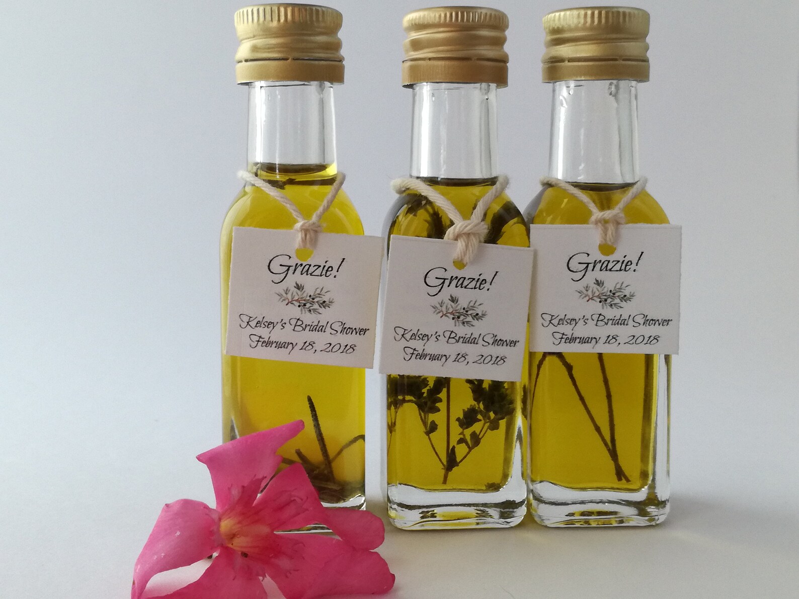 FREE SHIPPING Mini Olive Oil Favors Infused Olive Oil Favors Etsy
