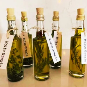 2oz Olive Oil Favors, Organic Infused Greek Olive Oil, Weddings  Favors, Unique Wedding Favors, Olive Oil Favors from Greece