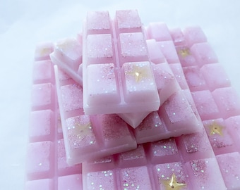 Strong Wax Melt:  Pink Tinsel | Highly Scented Snap Bar, Holiday Scent, Cozy Winter Scent, Christmas Decor, for Wax Warmer, Wax Melter