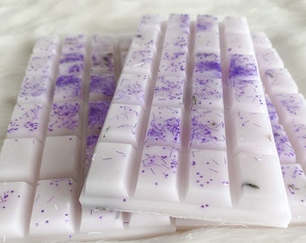 Highly Scented Wax Melt, "French Lavender and Eucalyptus" Snap Bar, Highly Scented, Gift, Fresh Floral Scent, Clean, Home Fragrance