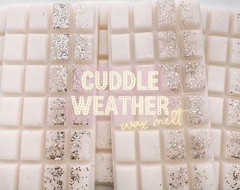 Strong Wax Melt:  Cuddle Weather | Highly Scented Snap Bar, Holiday Scent, Cozy Winter Scent, Christmas Decor, for Wax Warmer, Wax Melter