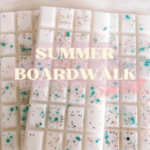 Wax Melt: Summer Boardwalk, Highly Scented Wax Melt, Snap Bar, Home Fragrance for Wax Warmer