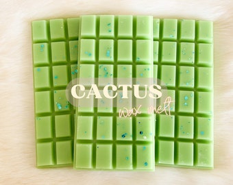 Cactus Highly Scented Wax Melt, Snap Bar, Fresh Floral Scent, Home Fragrance for Wax Warmer