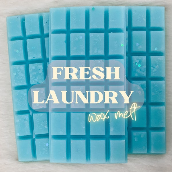 Wax Melt: Fresh Laundry, Snap Bar, Highly Scented, Clean Home, Fragrance, Laundry, Fresh Scent