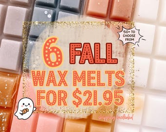 Build-A-Bundle Cozy Fall: Pick 6 Wax Melts
