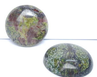 Gemstone Cabochon Dragon Blood Jasper 25 mm