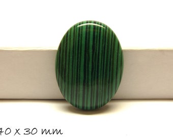10 pcs Ø 8 mm Pierre Malachite Perles-Vert avec Rayures Motif