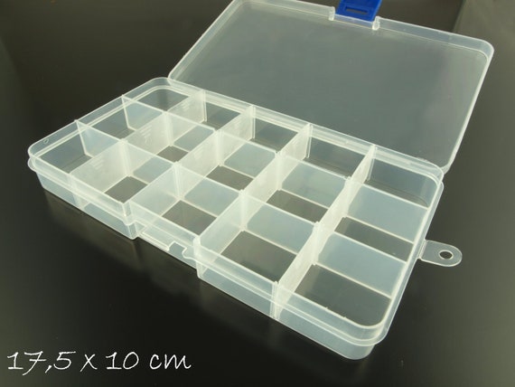 Sorting box with 15 compartments 17.5 x 10 cm