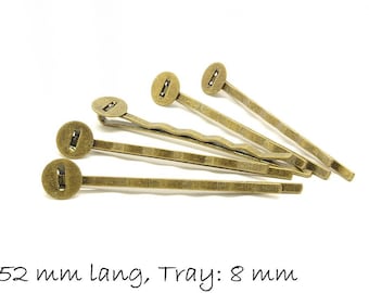 Hairpins - blanks, bronze, 52 mm