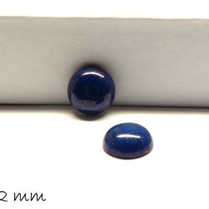 Gemstone Cabochons, Lapis Lazuli , 12 mm