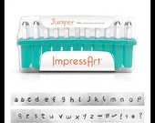 1 Set letter Stamp impressing 3 mm Juniper Lowercase lowercase